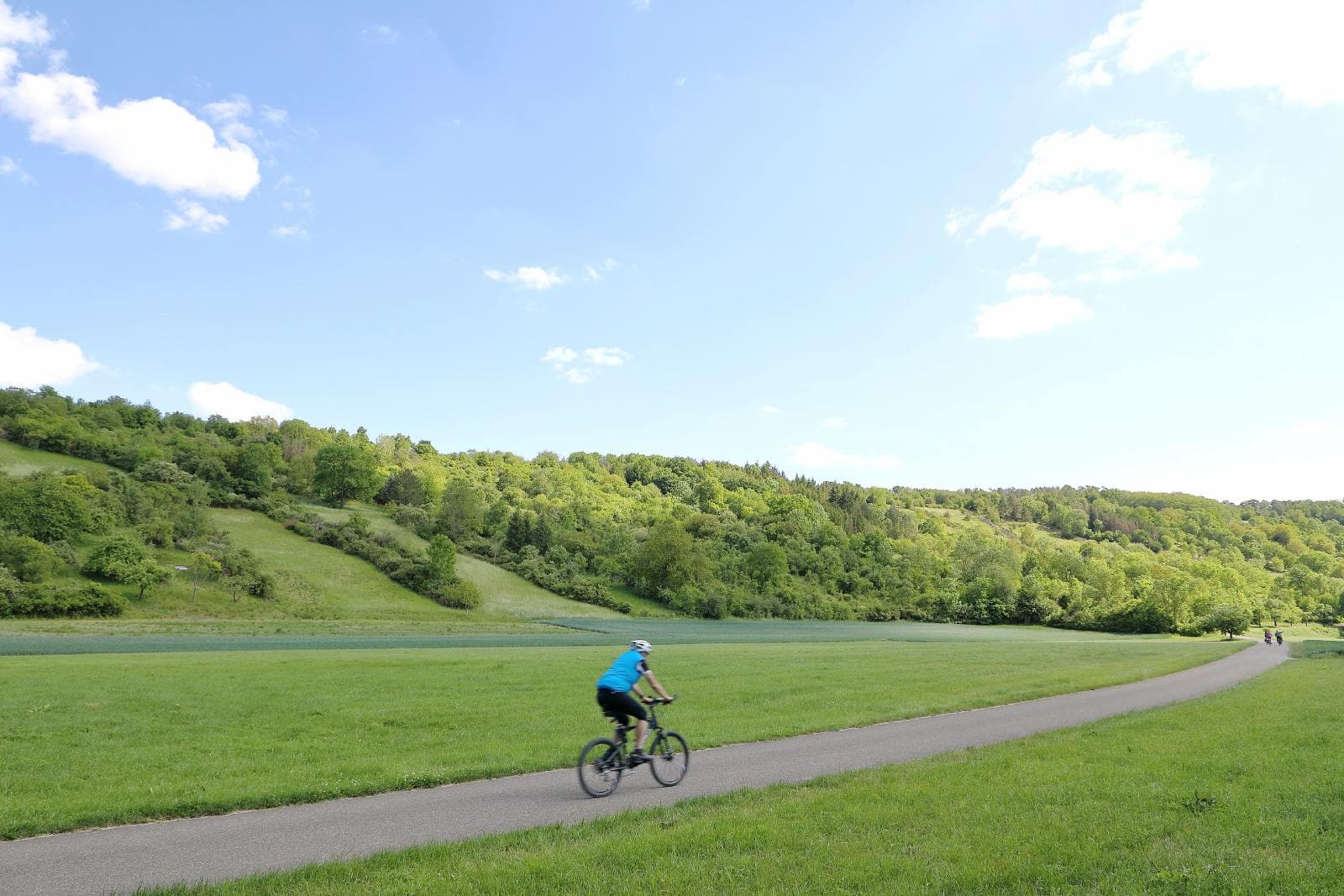 Ścieżka rowerowa w Dolinie Tauberu. Zdjęcie: Schorle, CC BY SA 4.0